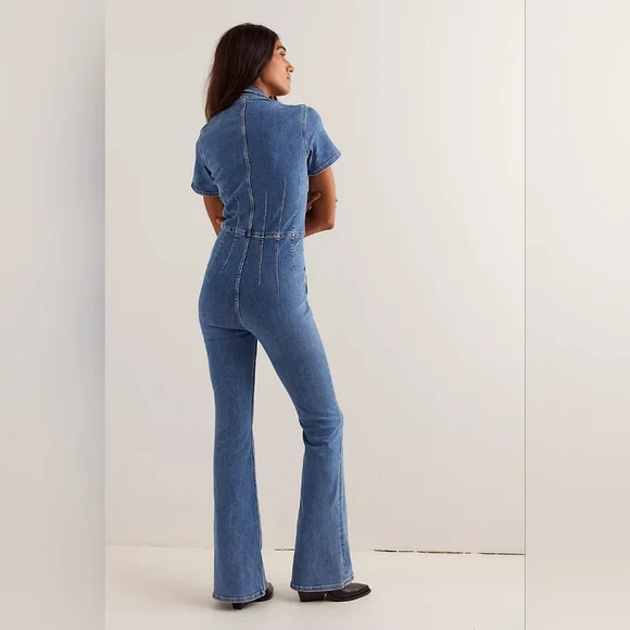 🍁HOST PICKED🍁 NWOT We The Free [S] Jayde Flare Jumpsuit - Picture 4 of 11